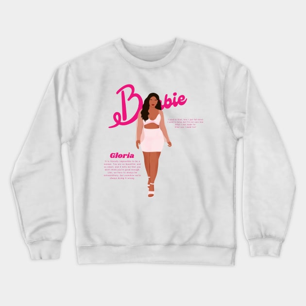 Curvy Barbie Crewneck Sweatshirt by BillieTofu